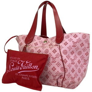 Louis Vuitton Cabas Ipanema Shoulder Bag Tote Rose Pink Canvas